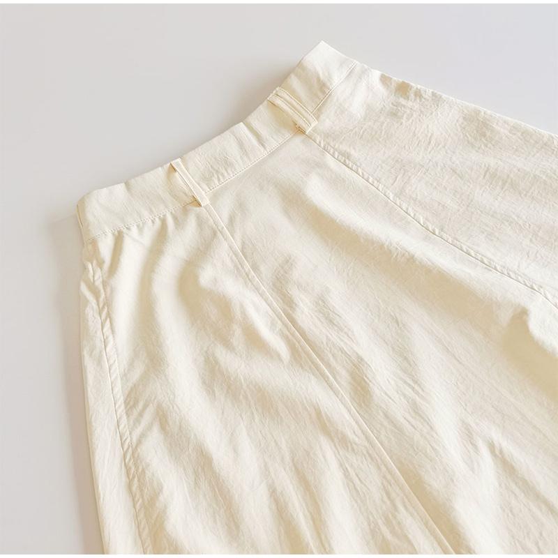 Spring Autumn High Waist Fashion Long Skirt Women's Solid Color Elegant Commute Streetwear Loose Casual Ladies Maxi Skirt 2025 New