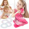 Toys for Girls Beauty Fashion Hair Diamonds Bling Glitter Hair Magic Jewel Drill Interactive Toys Headwear Hair Accessories Gift
