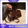 Premium Bag Women's New Autumn and Winter Retro Versatile Shoulder Messenger Bag Portable Small Square Bag