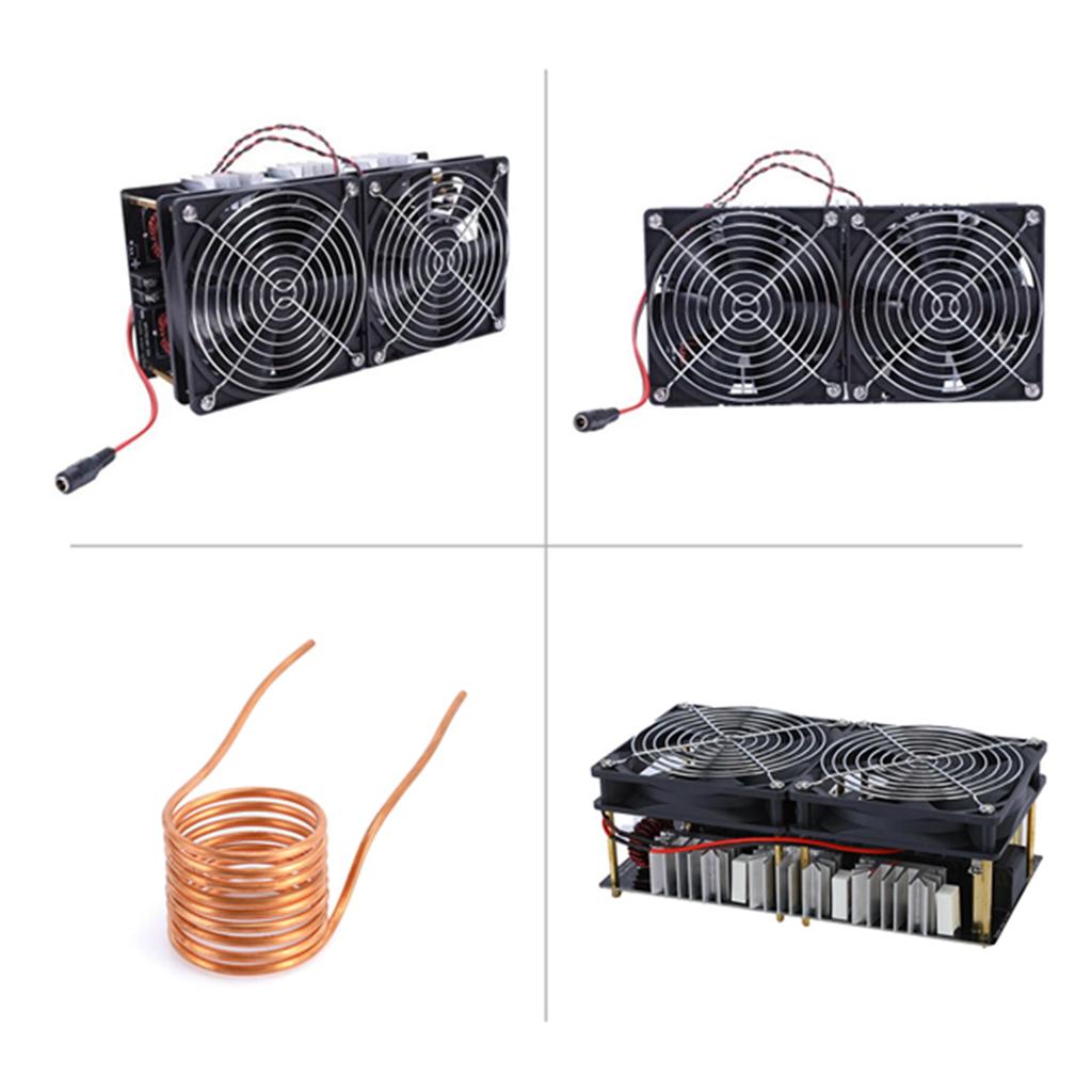 2500W 50A DC 12 48V Induction Heating Board ZVS Power Supply Module High Frequency Low Voltage Flyback Driver Heater