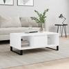 VidaXL Coffee Table White 90x50x36.5 Cm Engineered Wood 830596