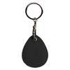 PU Leather Card Holder Keychain Key Ring Door Lock Access Tags ID Card Case Keychain Access Card Bag Key Tag Ring