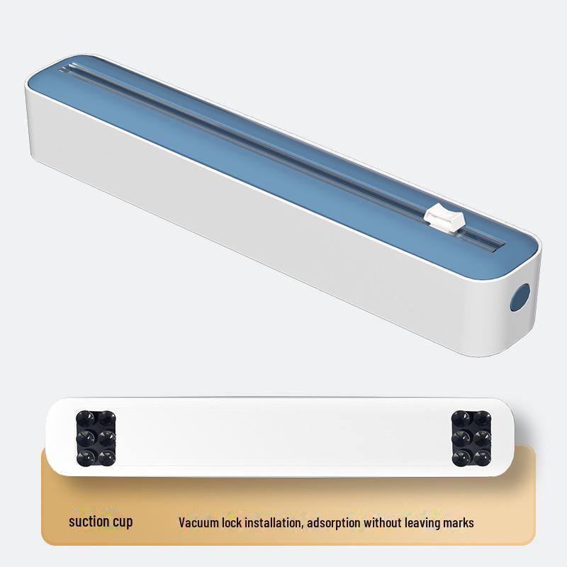 Magnetic Adjustable Kitchen Film & Foil Cutter with Storage Box