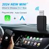 2-in-1 Wireless&Wired CarPlay Adapter Plug&Play Apple CarPlay Box Android  Auto Screen Fast Connect Wifi BT Connect OTA Upgrade