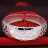 Fashionable and Popular Open Bracelet Lotus Bracelet Silver Plated Jewelry Temperament Women's Bracelet