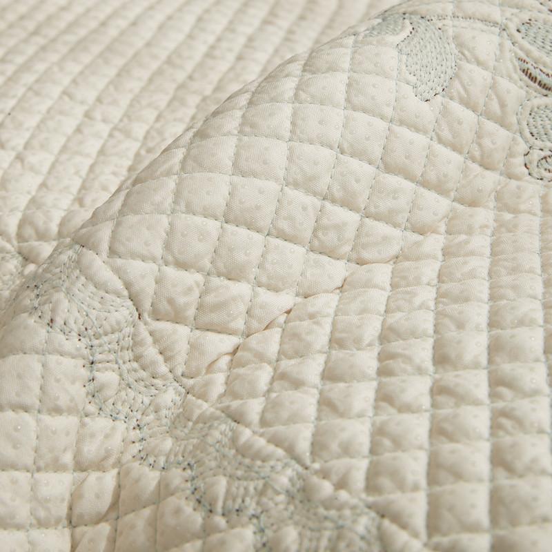 Four Seasons Fabric Washed Cotton Embroidery Sofa Cushion, Modern Simple Combination Non-Slip Sofa Cushion Towel Wholesale