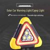 Multifunctional Solar-Powered Car Emergency Triangle Light & Reflective Sign