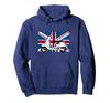 Peanuts Union Jack Scooter Snoopy Hoodie