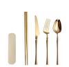 Cutlery Assortment Set Gugrida Western Tableware Dessert Cutlery 304 Stainless Steel Mirror Chopstick Set Chopsticks Set, Cutlery, Included,