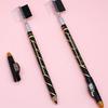 Eyebrow Filler Three-dimensional Effect Stylish Good Color Rendering Eye Liner Pen with Sharpener and Brow Comb Brush for Women