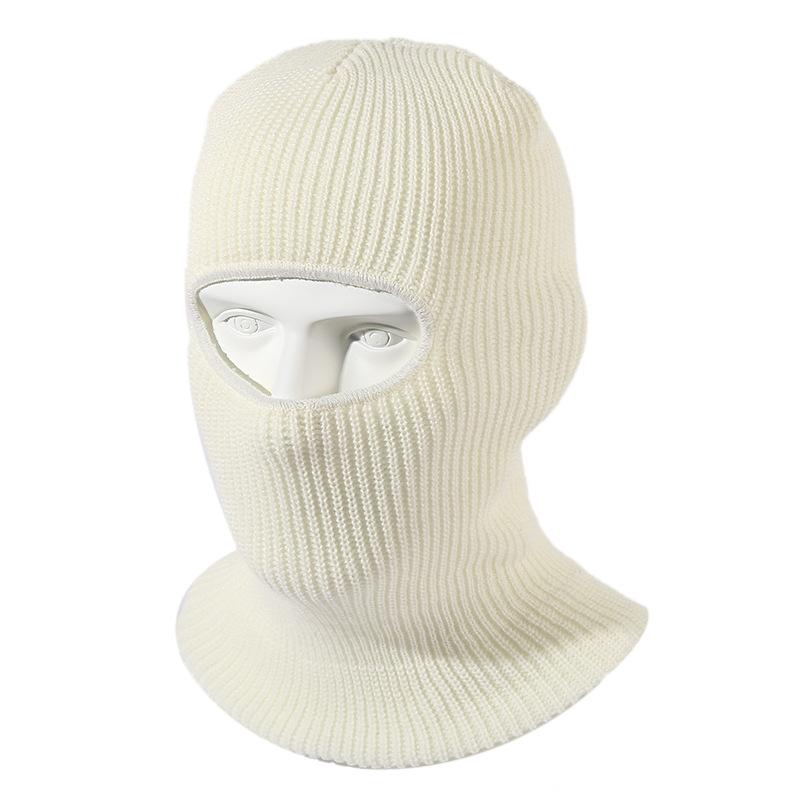 Full Face Cover Ski Mask Hat Bear Ear Balaclava Knitted Hats Outdoor Cycling Ear Protection Hat Beanies Hat Men