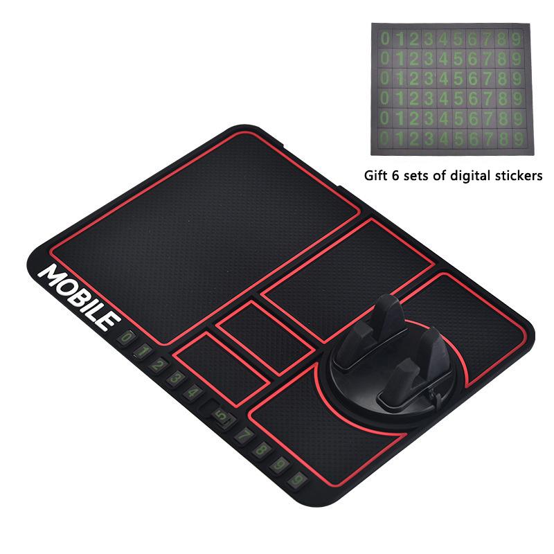 Multi-Functional Car Anti-Slip Mat Auto Phone Holder GPS Navigation Storage Cushion Car Interior Accessories Car Dashboard