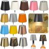 Wireless Bottle Lamp LED Wine Bottle Base Rechargeable Vases LED Light Portable Warm Light & RGB Wireless Touch Table Lamp