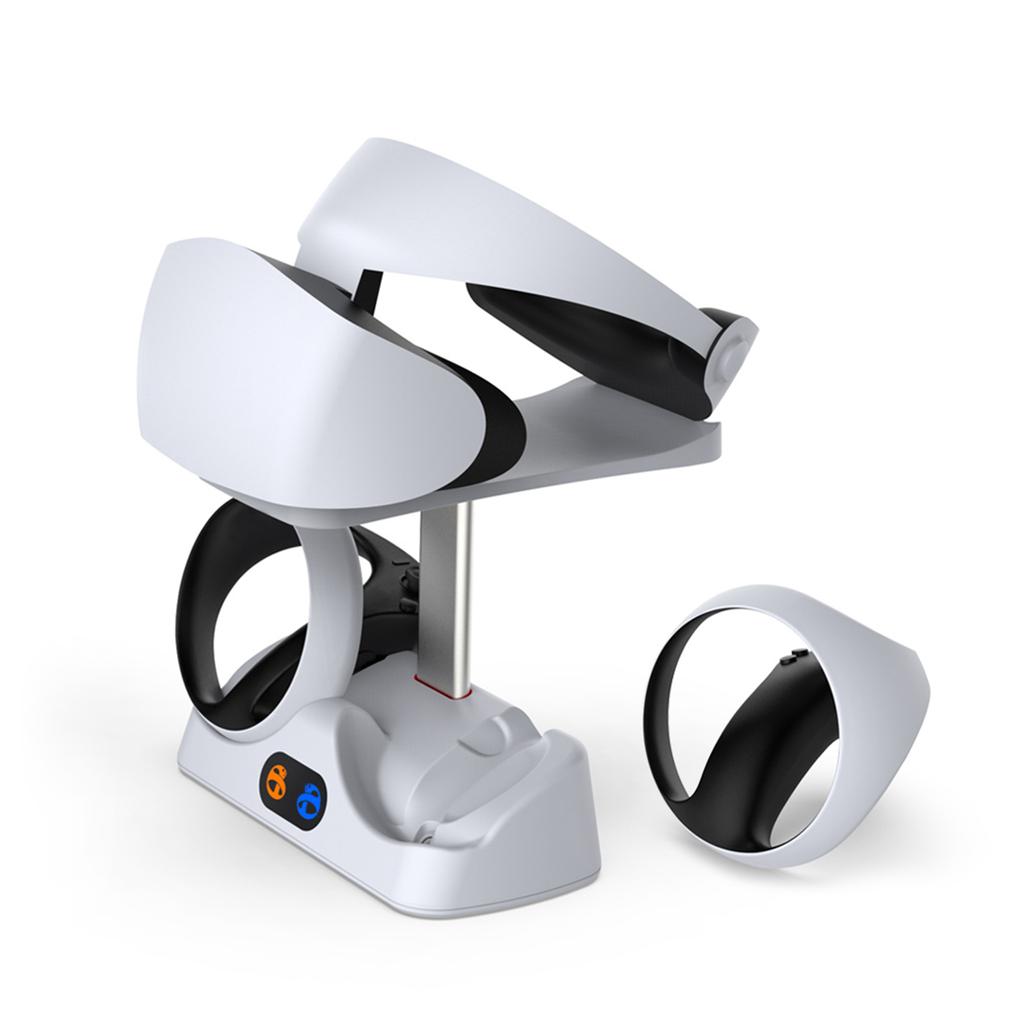 Док-станция для быстрой зарядки контроллера PS VR2, подставка для дисплея гарнитуры, стойка для хранения контроллера гарнитуры, аксессуар