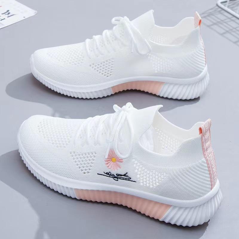 Feiweaving 2025 New Versatile Running Mesh Shoes Spring and Summer Women's Sports Shoes Student Shoes Casual Women's Shoes