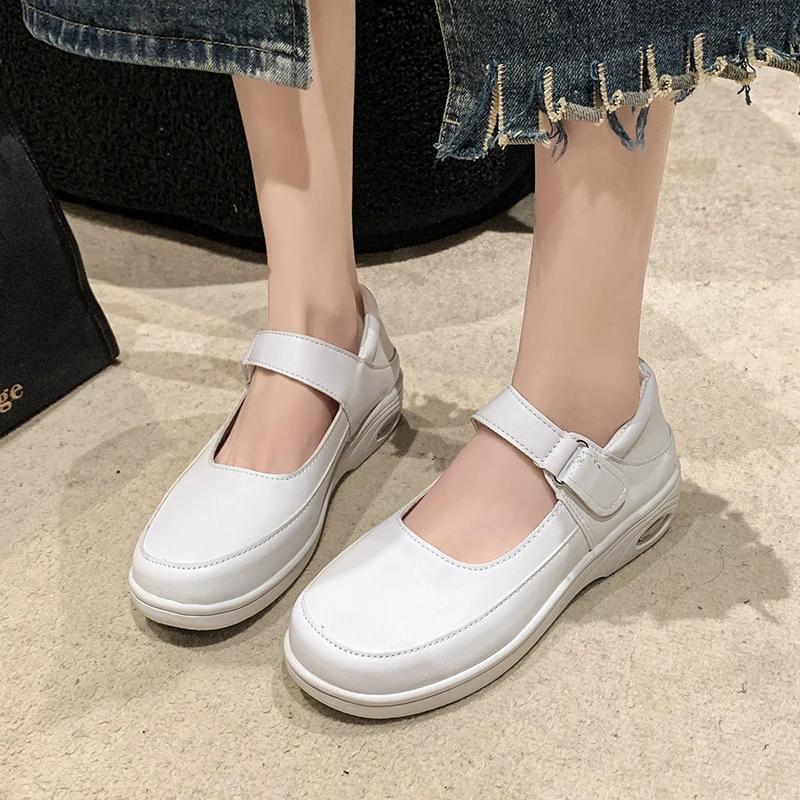 Round Toe Casual Flat Spring and Autumn Women's Shoes 2024  Solid Color Versatile Fashion Solid Color Shallow Mouth Flat Shoes