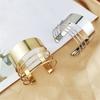 Fashion Multi-layered Hollow Design Bangle Punk Style Opening Metal Bracelet Adjustable Women Bangle Jewelry Gift