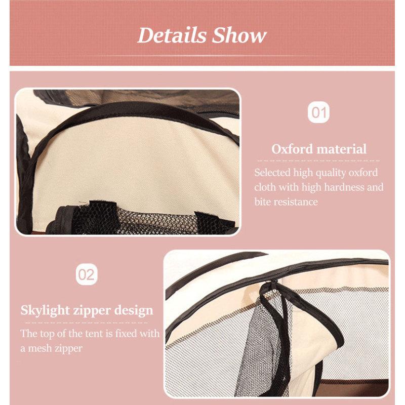 Portable Folding Pet Tent Dog House High Quality Durable Dog Fence For Cats Large Outdoor Dog Cage Pet Playpen Cat