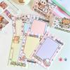 5 Set Korean Cute Animal Party Card Head Card Back Opp Bag  Star 3 Inch Photo Card DIY Packing Material Kawaii Gift Packaging