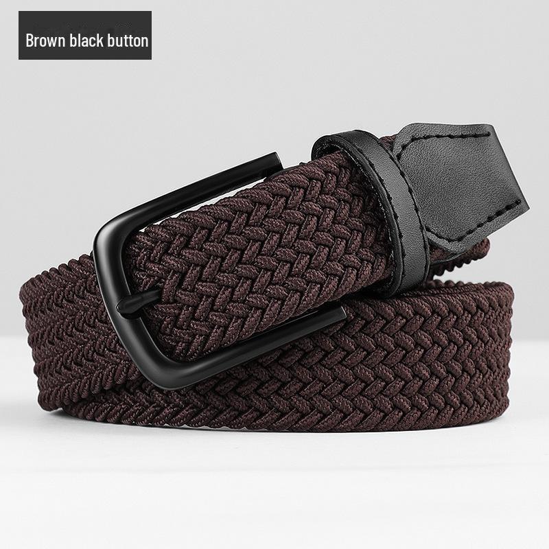 Versatile Woven Canvas Belt for Men & Women - Casual, Military Style, Adjustable for Jeans & Students