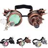 Rivet Goggles Men Women Steampunk Vintage Round Sun Glasses Gothic Goggles Vintage Retro Punk Sunglass