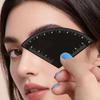 2Pcs Fast Drawing Eyebrow Design Ruler Microblading Mapping Shaping Template Tool Permanent Eyebrow Makeup Drawing Guide Ruler