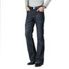 Mens Flared Jeans Boot Cut Leg Flared Male Designer Classic Denim Jeans High Waist Stretch Loose Flared Denim Elastic Jeans