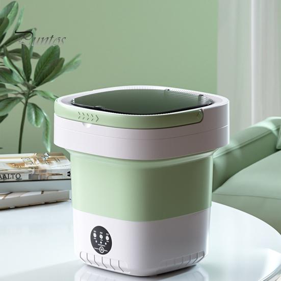 12L Large Capacity Portable Folding Washing Machine Semi-Automatic Timer Function Lightweight Compact Design Underwear Socks Washer