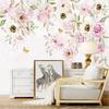 Nordic Hand-Painted 3d Wallpaper Romantic Floral Wall Mural Living Room Bedroom Background Wall Paper Decoration