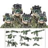 Modern Military SWAT Building Blocks Russian Soldiers Figures US Camouflage Armors Equipment Bricks Toys Compatible  Boys