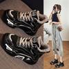 Fashion Women's New Boots Winter Fashion Plush Shoes Snow Boots Casual Outdoor Sports Shoes Lace-up Warm Shoes Non-slip Ankle Boots