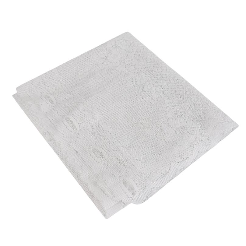 Europe and The United States Lace C-type Lace Kitchen Curtain White Small Door Curtain