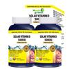 Health Friend Canada Solar Vitamin D 5000IU 12 Months Supply, 180 Tablets, 2 Units