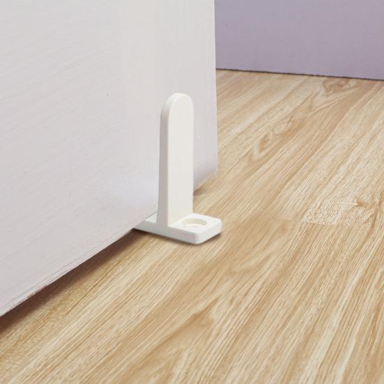 4Pcs Siding Closet Door Floor Guides Simple Installation Universal Sliding Cabinet Door Bottom Guide with Screws Set