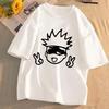 Japanese Manga Gojo Satoru T Shirt Women Tops Jujutsu Kaisen Anime T-shirt Unisex Harajuku Kawaii Short Sleeve Tee Summer Top
