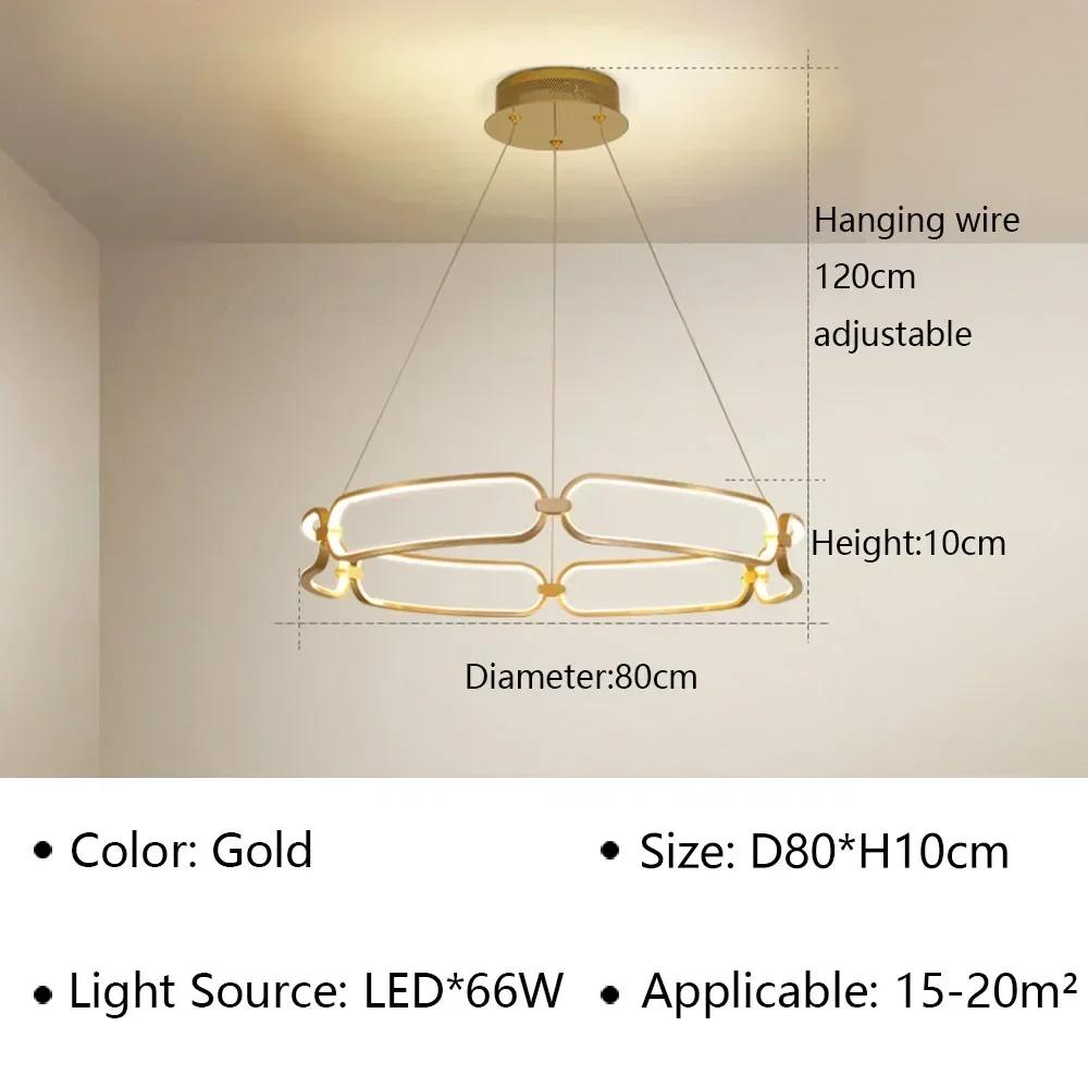 Modern LED Pendant Lamps For Living Dining Room Hall Bedroom Ceiling Chandelier Indoor Home Decoration Lighting Fixture Luster