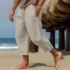 Beach Pants With Slit Cuffs For Comfortable And Breathable Casual Pants