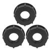 3Pcs IBC Tank Connector Coarse Thread Hose Drain Adapter Plastic Fitting 60mm Inner DiameterG1