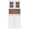 VidaXL Buffet ALTA White 77x35x165 Cm Solid Pine Wood 3187774