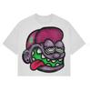 Cross-Border Casual Hip Hop Harajuku Y2K Longline Cartoon Graphic Crew Neck T-Shirt