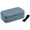 Biomass Bento Lunch Box with Chopsticks, Large Capacity 1000ml, Lunch Belt Included, Dishwasher and Microwave Safe, Made In Japan, Ash Blue, PL