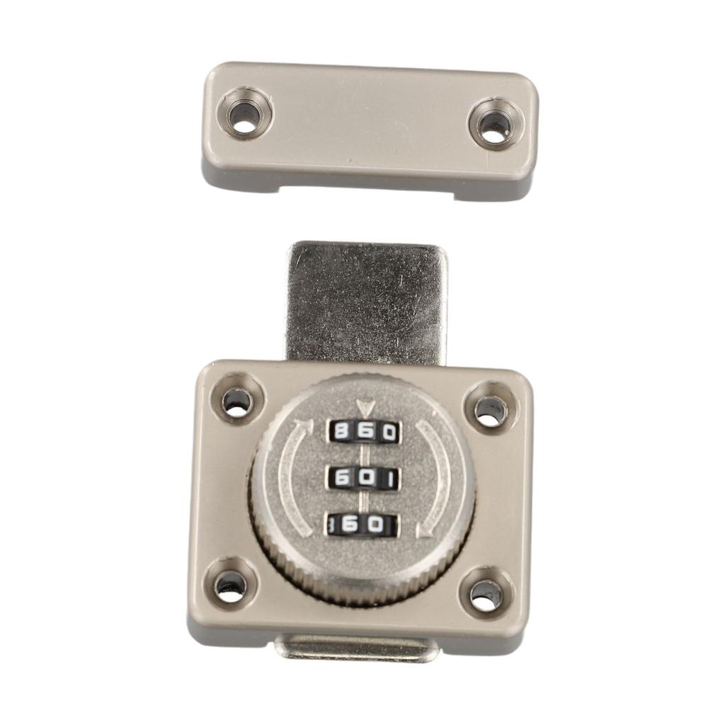 3 Digit Combination Password Door Lock Cam Code Lock Zinc Alloy For Mailbox Cabinet Door Hardware Sliding Bolt Lock