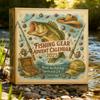 Fishing Gear Advent Calendar 2025 24 Day Countdown Box with Acrylic Ornaments Multifunctional Christmas Tree Decor for Anglers