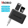 VAORLO For U-Disk Play Car Receiver Bluetooth Adapter Transmitter 2 In 1 With 3.5mm AUX Output Support TF Card Play Hands-Free Call