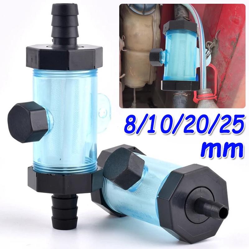 8/10/20/25mm Truck Drencher Filter Cup Auto Brake Strainer Nylon Screen Water Purifier Water Hose Filter Lorry Drencher Parts