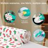 20Pcs Christmas Microfiber Cleaning Cloth Christmas Themed Print Tear-Away Reusable Paper Towel Super Absorbent Cleaning Sheets