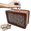 Wooden Money Box Handmade Money Saving Box Home Use Piggy Bank  Helps The Habit of Saving