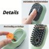 1PC Multifunction Cleaning Shoe Brushes Soft Automatic Liquid Shoe Brush Long Handle Clothes Soap Brush with Hook Clean Tool