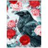Diamond Embroidery Crow Flower Pictures Diamond Painting