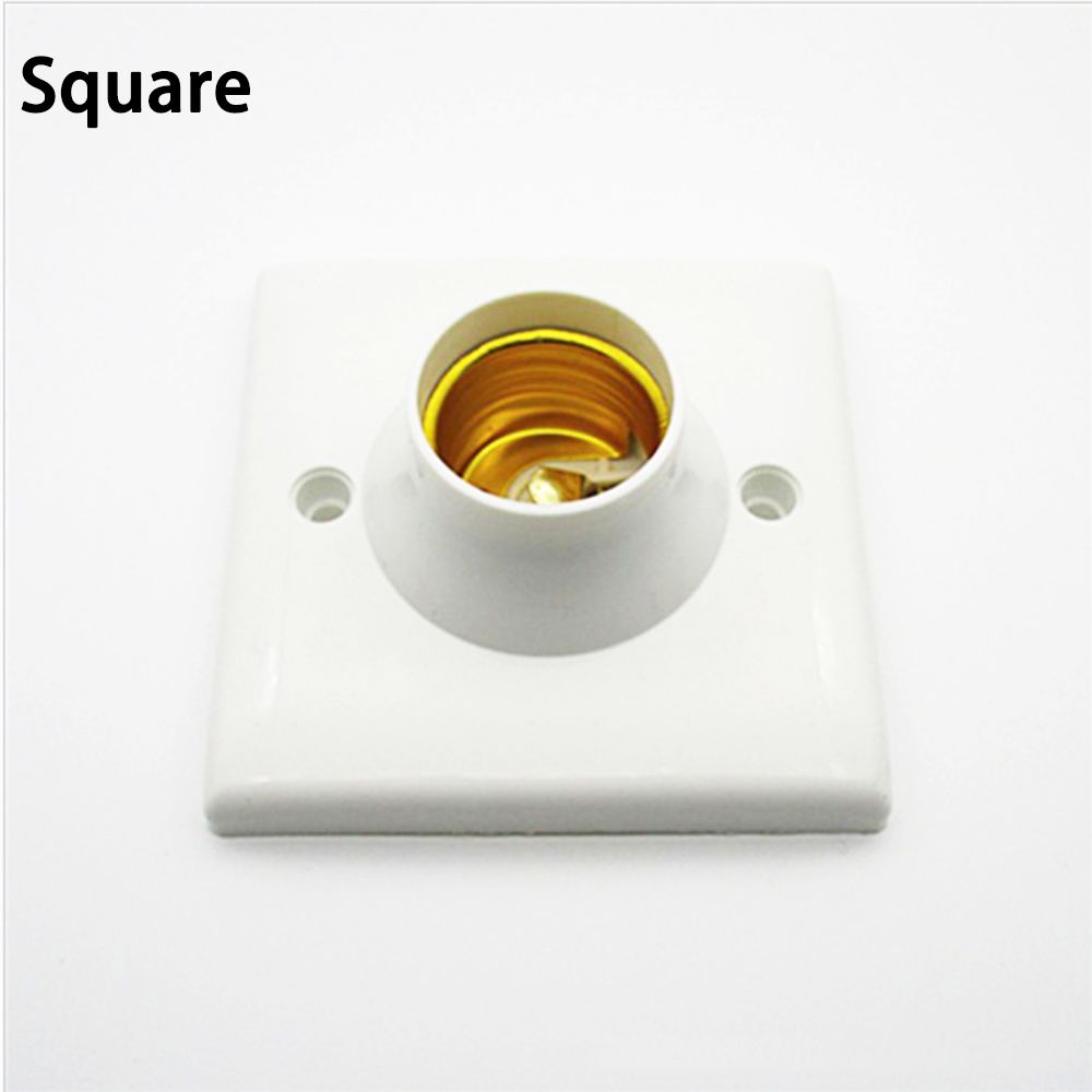 Plastic Shell Screw Socket Adapter Conversion Fixing Converter Lamp Holder E27 Bulb Base